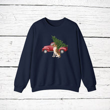 Load image into Gallery viewer, Treeing Walker Coonhound Red Truck Sweatshirt
