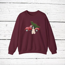Load image into Gallery viewer, English Springer Spaniel Red Truck Sweatshirt
