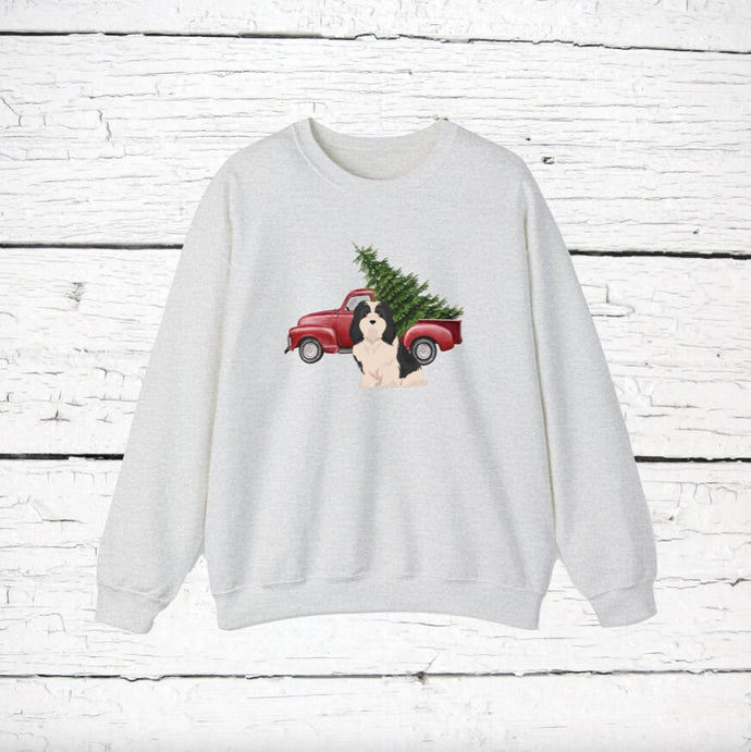 Havanese Red Truck Sweatshirt