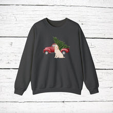 Load image into Gallery viewer, Spinone Italiano Red Truck Sweatshirt

