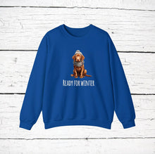Load image into Gallery viewer, Vizsla 'READY FOR WINTER' Sweatshirt

