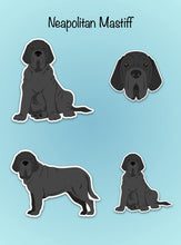 Load image into Gallery viewer, Neapolitan Mastiff Vinyl Sticker Set
