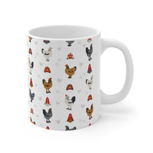 Load image into Gallery viewer, Brahma chicken pattern 11 oz mug
