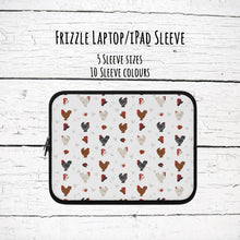 Load image into Gallery viewer, Frizzle chicken laptop/iPad sleeve
