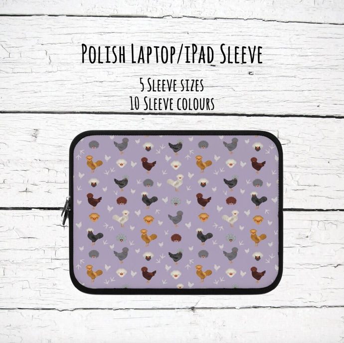 Polish chicken laptop/iPad sleeve