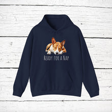Load image into Gallery viewer, Basenji "Ready for a Nap" Hooded Sweatshirt
