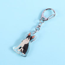 Load image into Gallery viewer, Boston Terrier acrylic zipper pull
