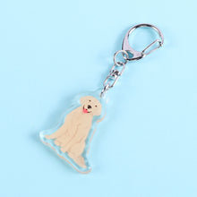 Load image into Gallery viewer, Golden Retriever (#3) acrylic zipper pull
