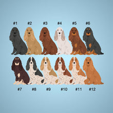 Load image into Gallery viewer, English Cocker Spaniel ornament personalized
