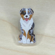 Load image into Gallery viewer, Australian Shepherd acrylic pin
