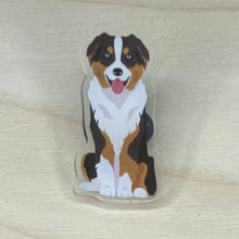 Load image into Gallery viewer, Australian Shepherd acrylic pin
