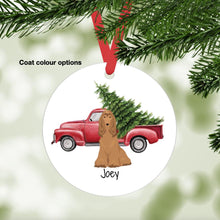 Load image into Gallery viewer, Afghan Hound ornament personalized
