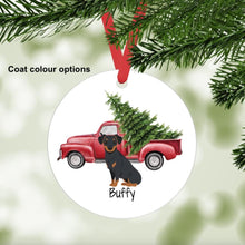 Load image into Gallery viewer, Chiweenie (Chihuahua/Dachshund mix) ornament personalized
