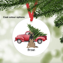 Load image into Gallery viewer, German Sheprador (German Shepherd/Labrador Retriever mix) ornament personalized
