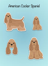 Load image into Gallery viewer, American Cocker Spaniel Vinyl Sticker Set
