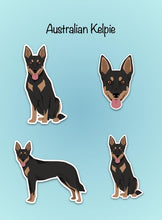 Load image into Gallery viewer, Australian Kelpie Vinyl Sticker Set
