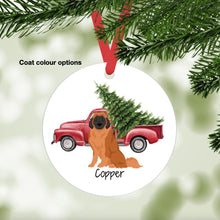 Load image into Gallery viewer, Leonberger ornament personalized
