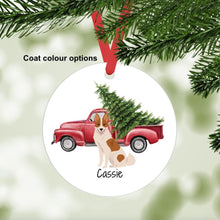 Load image into Gallery viewer, Nordic Spitz ornament personalized
