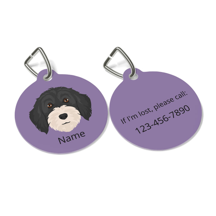Labradoodle (Labrador/Poodle mix) ID Pet Tag